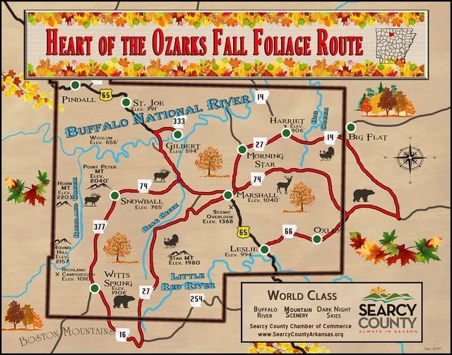 Heart of the Ozarks Fall Foliage Route