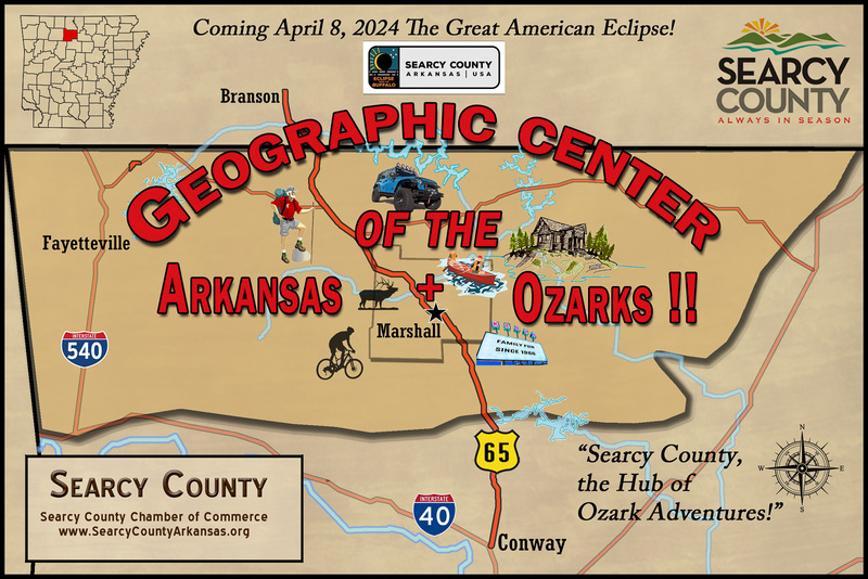 Geographic Center of the Arkansas Ozarks