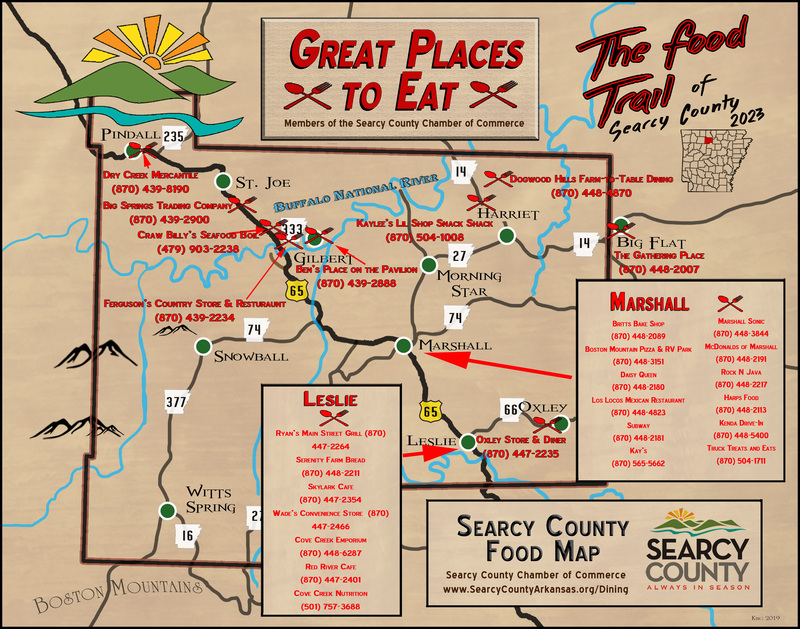 Searcy County Chamber Food Establishments